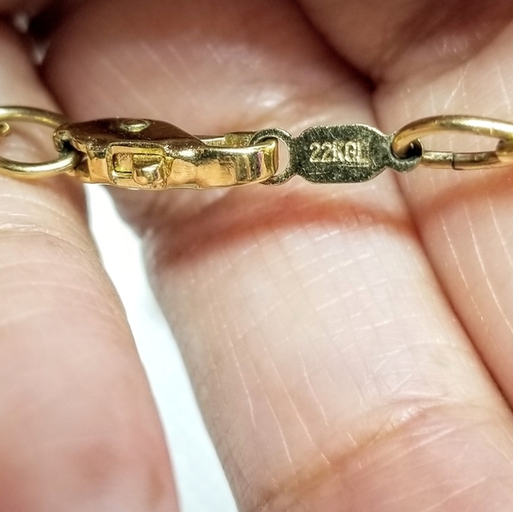 Necklace 22KLG Rope Chain - Picture 3 of 6